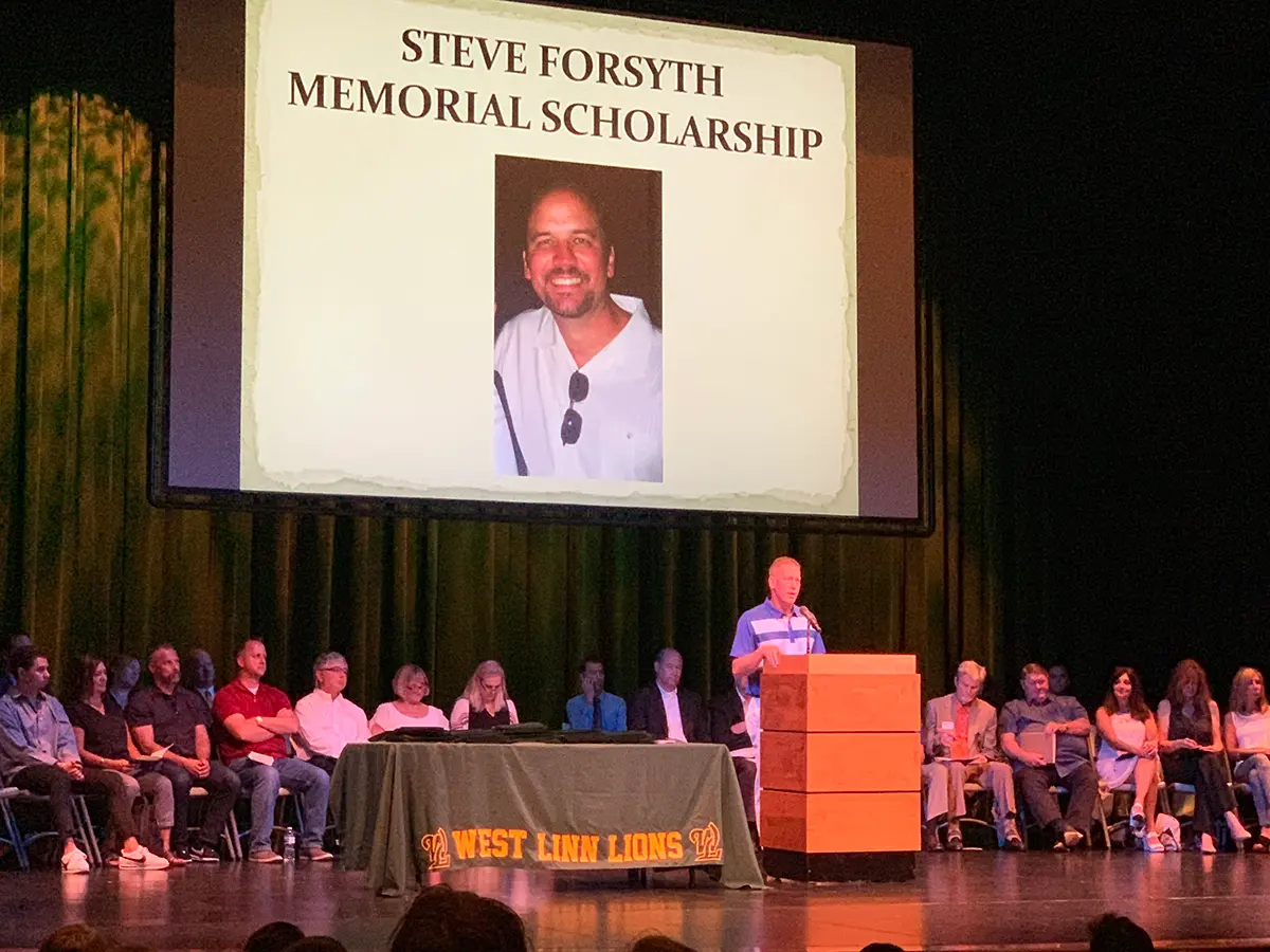 West linn high school, night of excellence | steve forsyth memorial fund